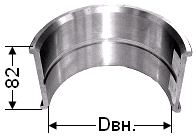 Вкладыш номинал А1-ОГМ 01.007М/01.009М ф150  Dвн. – 150,0