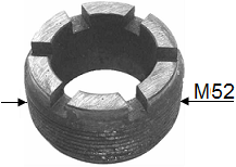 Гайка корончатая К5-ОГА-1,2 02.017